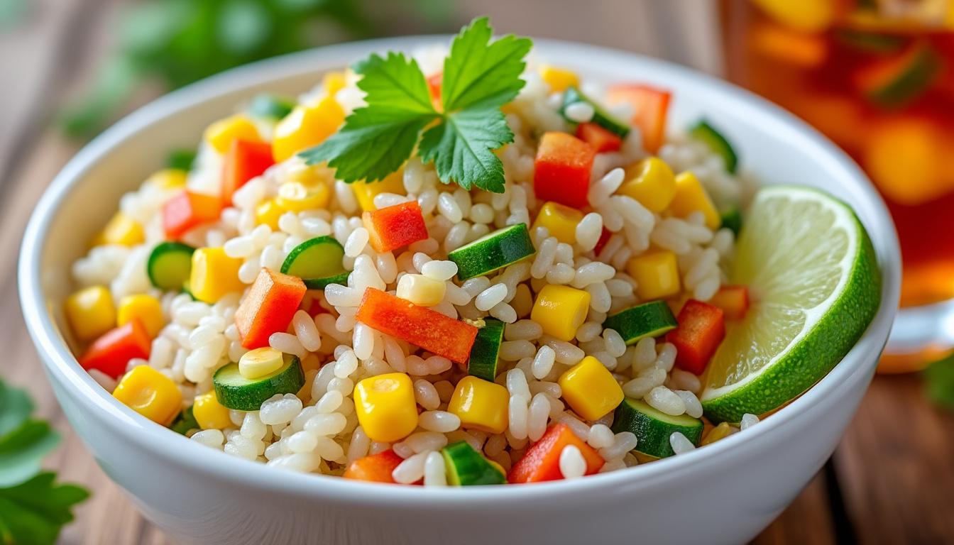 découvrez 20 délicieuses recettes de salades de riz pour rendre votre été en août encore plus savoureux. faciles à préparer et rafraîchissantes, ces recettes vous invitent à explorer des combinaisons de saveurs variées. parfaites pour vos pique-niques et barbecues!