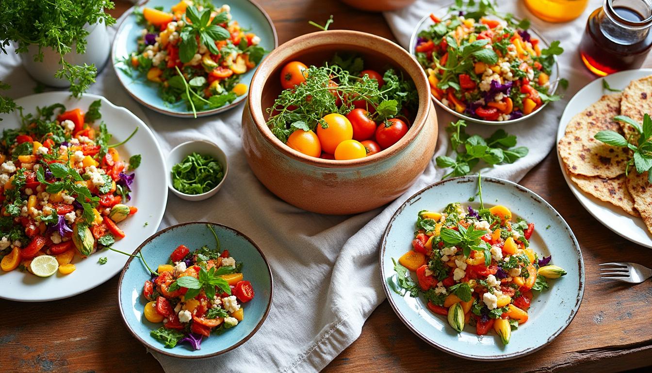 découvrez des délices estivaux à préparer avec les inspirations du chef ottolenghi. apprenez à sublimer vos repas d'été avec des recettes fraîches et colorées, alliant saveurs méditerranéennes et techniques culinaires innovantes.