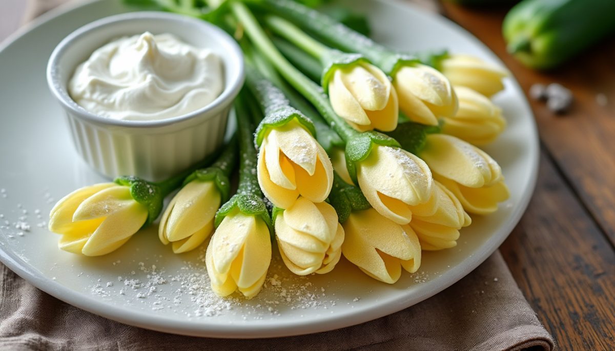 découvrez les saveurs estivales à la table des lys avec notre sélection gourmande de plats mettant à l'honneur les fleurs de courgettes. recettes fraîches, conseils et idées pour sublimer vos repas d'été !