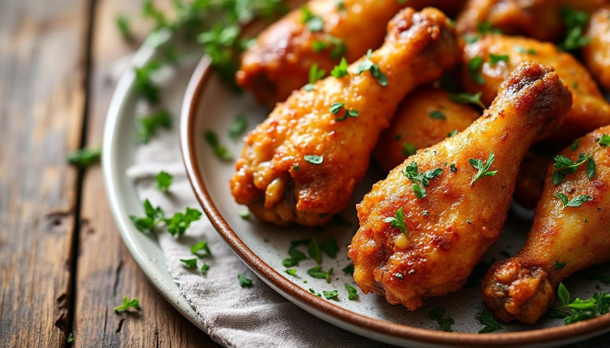 découvrez notre recette facile d'ailes de poulet sel et vinaigre au air fryer. croustillantes à l'extérieur, tendres à l'intérieur, elles sont parfaites pour un apéritif ou un repas savoureux en un rien de temps !