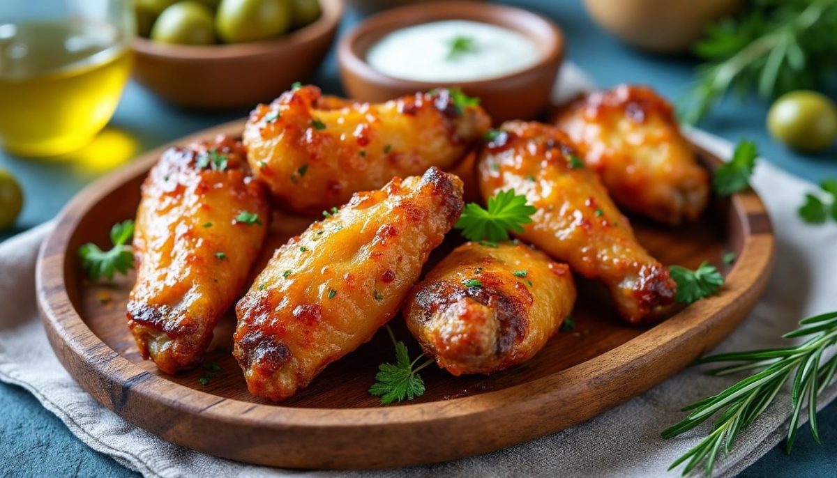 savourez des ailes de poulet au sel et au vinaigre croustillantes, préparées rapidement au air fryer. une recette facile, pleine de saveurs, idéale pour l’apéritif ou un repas convivial!