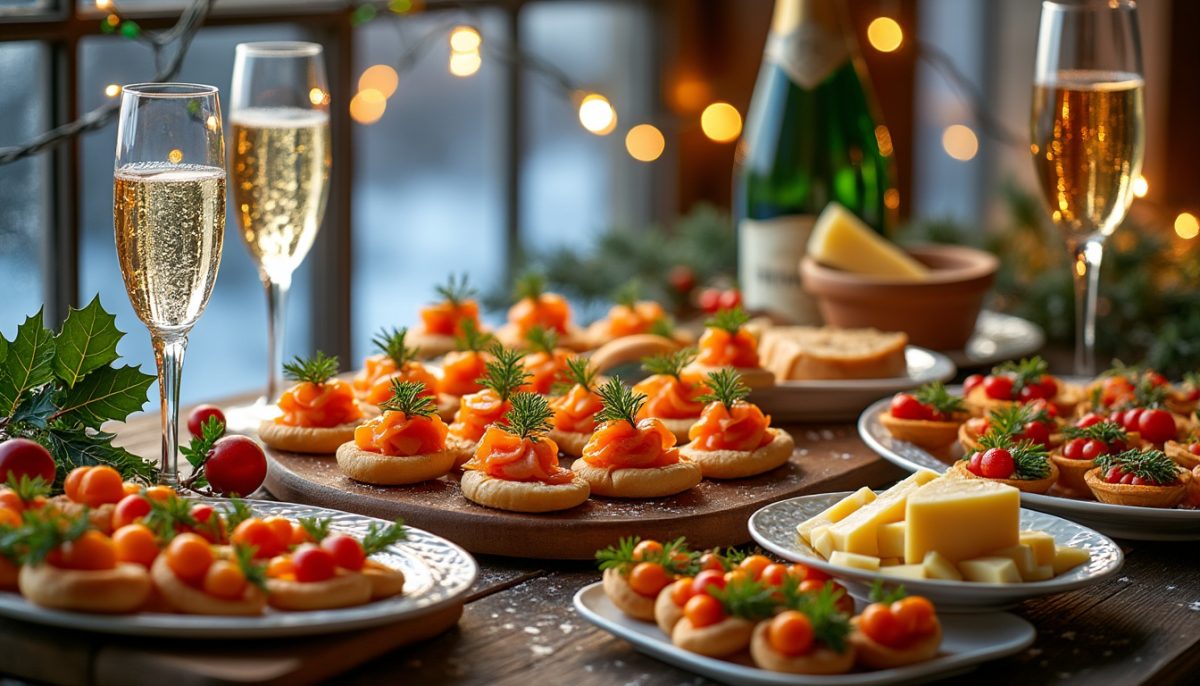 découvrez 25 recettes d'apéritif dinatoire pour noël qui impressionneront vos invités : idées festives, faciles et originales pour un réveillon gourmand et convivial.