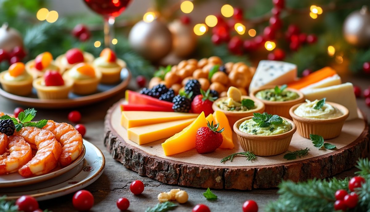découvrez 15 idées d'apéro de noël faciles et express pour surprendre vos invités et régaler tous les gourmands lors de votre fête ! des recettes originales et rapides à préparer, parfaites pour un apéritif festif réussi.