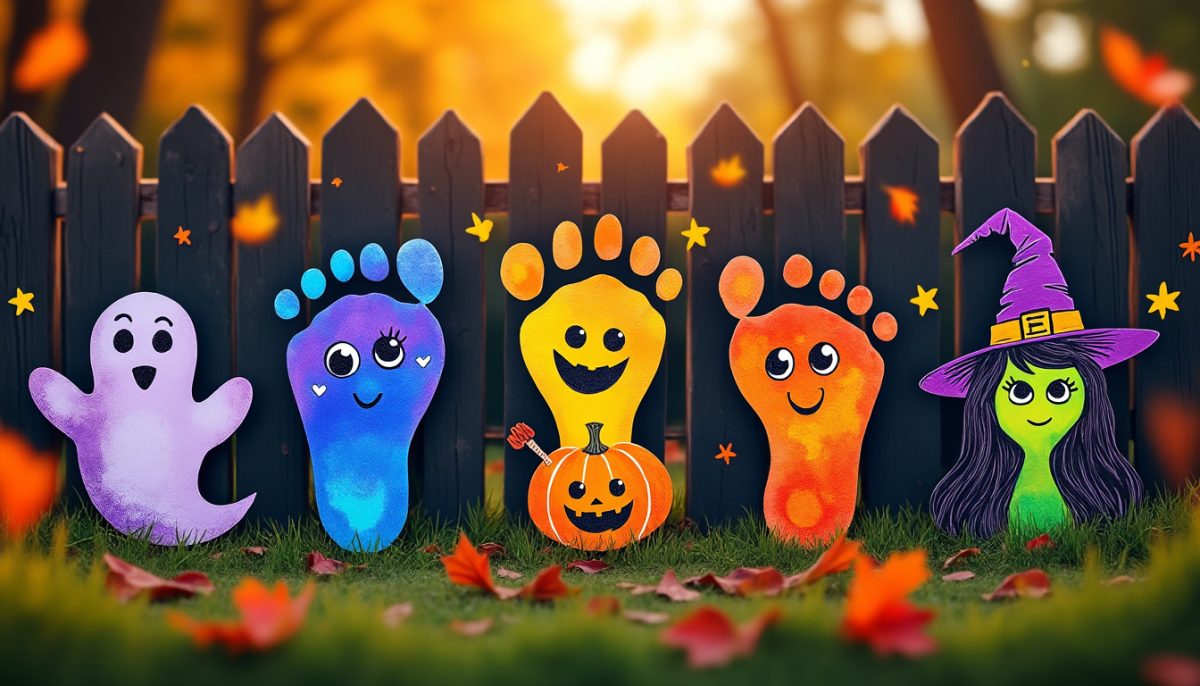 découvrez 5 idées adorables d'arts avec empreintes de pieds pour halloween, parfaites pour créer des souvenirs uniques et attendrissants avec vos enfants. activités créatives et faciles à réaliser en famille !