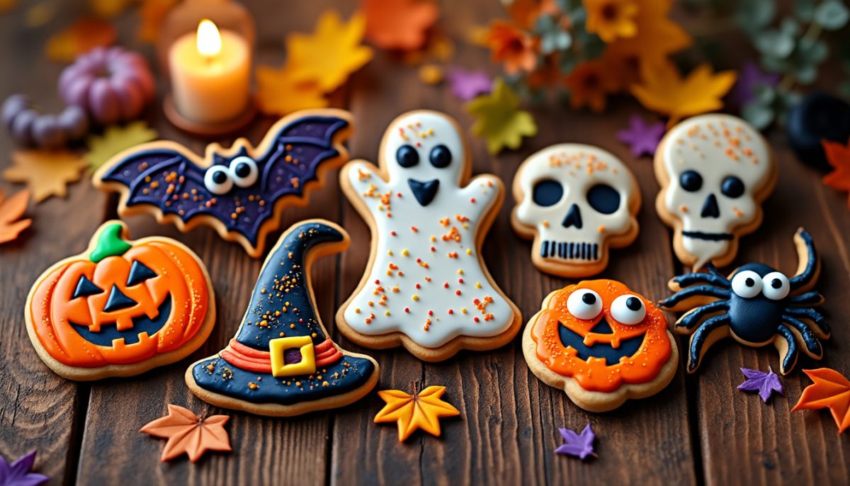 découvrez 6 formes de biscuits halloween décorés de façon professionnelle pour impressionner vos invités. idées gourmandes, astuces déco et conseils pour réussir vos biscuits terrifiants et délicieux !