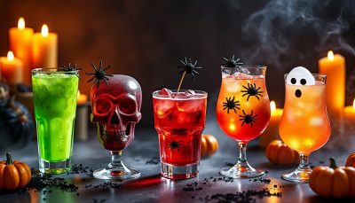 découvrez 5 cocktails thématiques et colorés pour halloween : des boissons effrayantes, originales et faciles à réaliser pour impressionner vos invités lors de votre soirée.