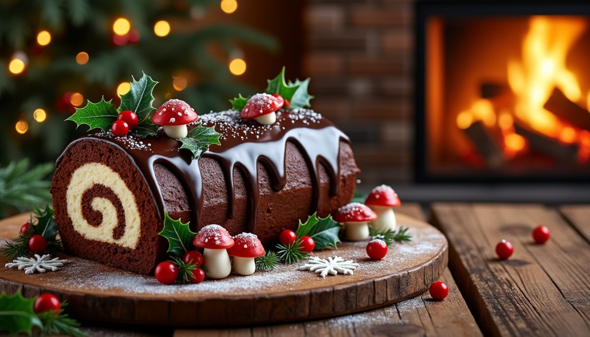 découvrez notre recette de bûche de noël facile à réaliser, mais spectaculaire à présenter : impressionnez vos invités avec un dessert délicieux, léger et festif, parfait pour les fêtes de fin d'année !