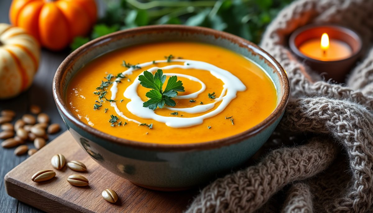 découvrez une recette crémeuse au butternut, idéale pour réchauffer vos soirées d’automne et apporter douceur et réconfort à chaque bouchée. facile, savoureuse et parfaite pour toute la famille.