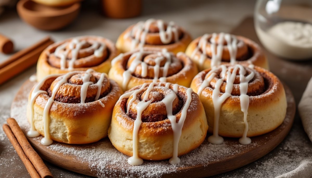découvrez notre recette de cinnamon rolls américains ultra moelleux : des brioches gourmandes à la cannelle, parfaites pour le petit-déjeuner ou le goûter. facile et irrésistible !