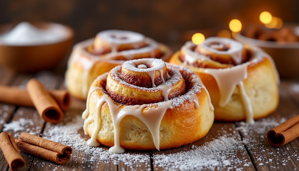 découvrez la recette authentique des cinnamon rolls américains ultra moelleux, faciles à préparer. parfaits pour le petit-déjeuner ou le goûter, ces roulés à la cannelle raviront toute la famille par leur saveur et leur tendresse incomparables !