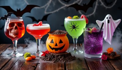 découvrez 6 recettes de cocktails halloween originaux et alcoolisés spécialement conçus pour les adultes ! surprenez vos invités avec des boissons effrayantes et gourmandes lors de votre soirée à thème.