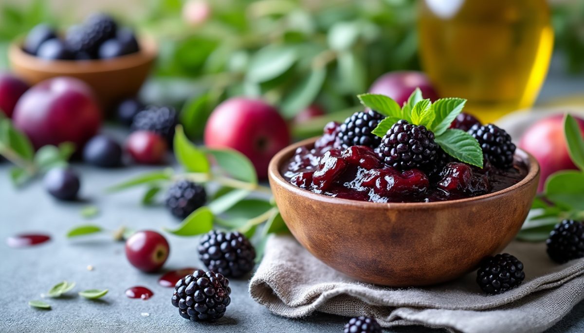 savourez la confiture de fin d’été, préparée avec les dernières mûres et prunes. une recette gourmande et facile pour capturer la douceur des fruits de saison dans chaque pot.