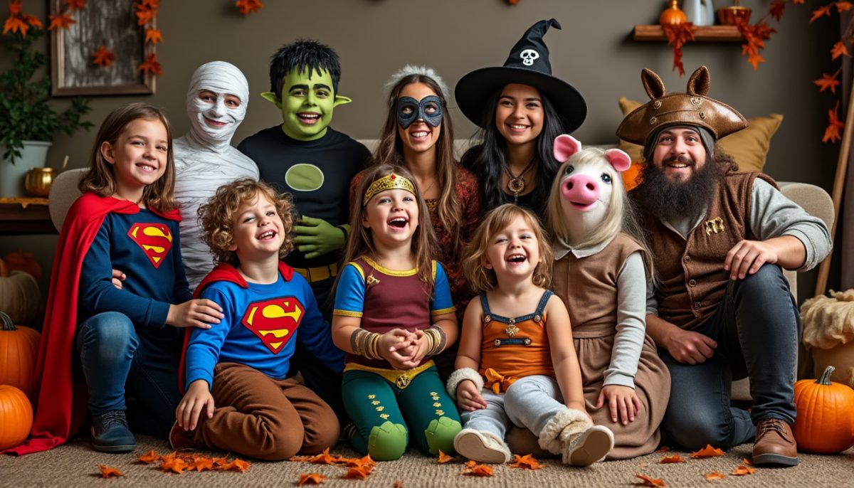 découvrez 5 idées de costumes familiaux diy pour halloween, faciles à réaliser et parfaitement coordonnés. inspirez-vous de thèmes originaux pour passer une fête inoubliable en famille !