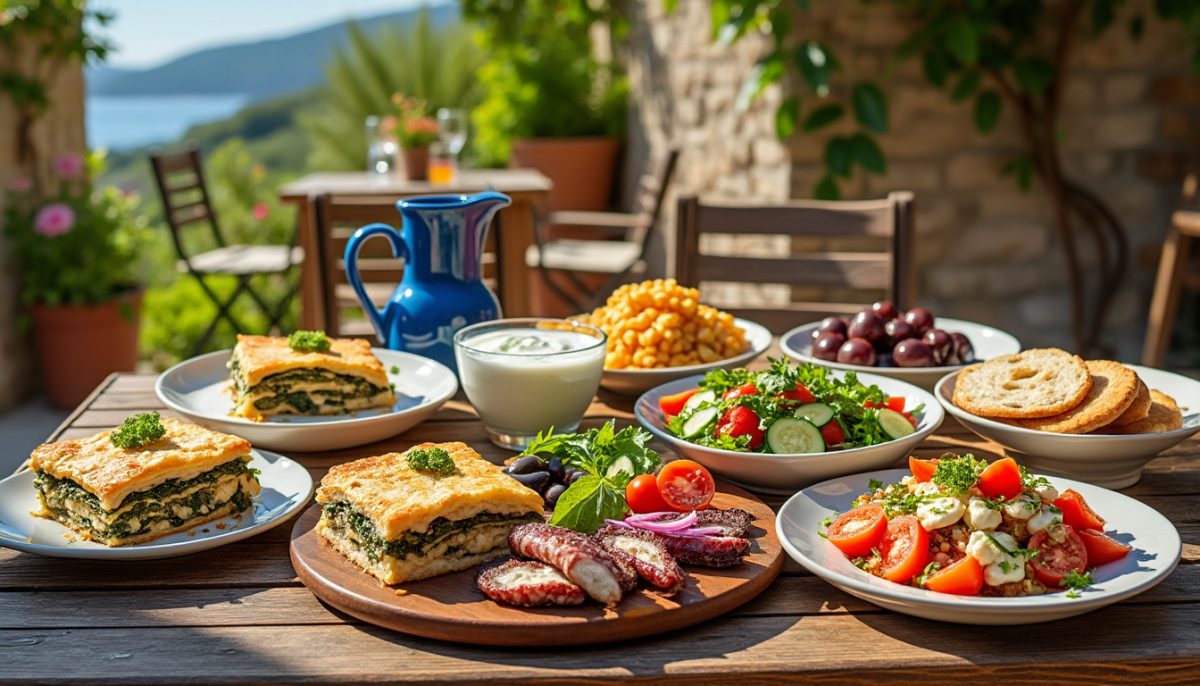 découvrez les 10 meilleures spécialités grecques sélectionnées par romane sur cuisineaz et faites voyager vos papilles avec des recettes authentiques et ensoleillées, idéales pour prolonger l'été en saveurs méditerranéennes.