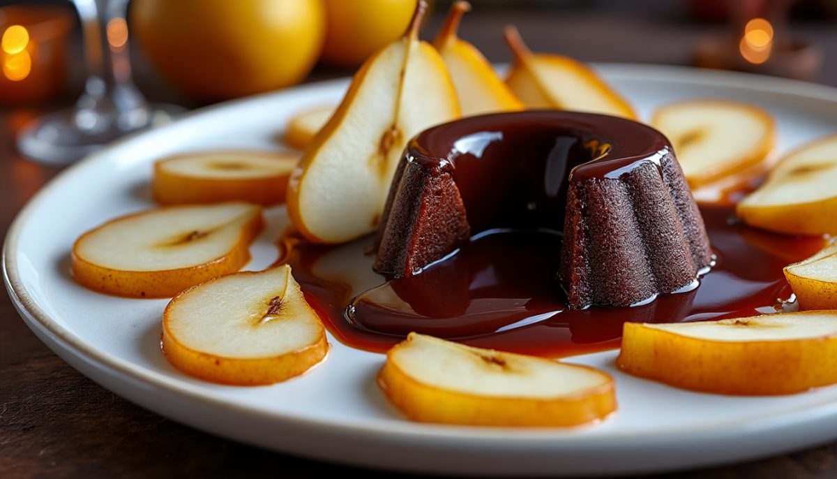 succombez à ce dessert poire chocolat fondant : une alliance gourmande et irrésistible pour ravir tous les amateurs de douceurs raffinées. facile à réaliser et absolument délicieux !