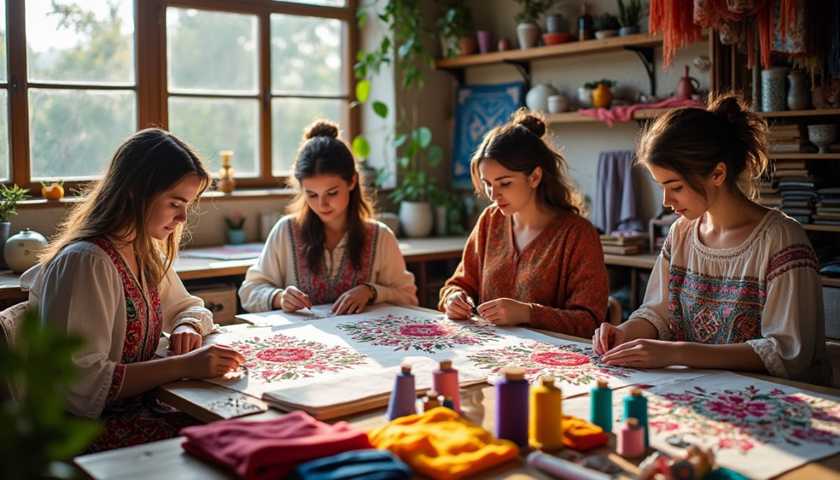 découvrez comment des brodeuses hongroises en roumanie préservent leur savoir-faire traditionnel en collaborant avec une marque de mode, entre artisanat d'exception et modernité.