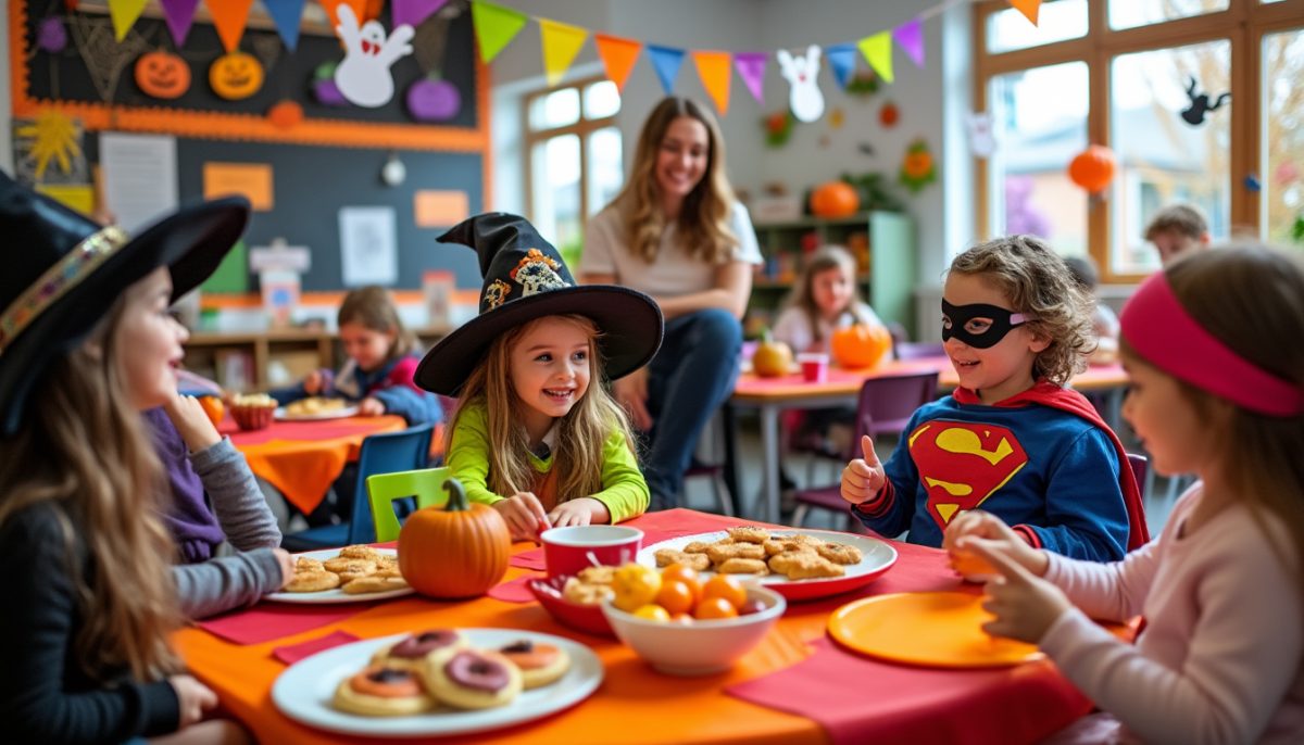 découvrez comment organiser une fête d'halloween amusante et réussie en maternelle grâce à nos conseils étape par étape : idées d'activités, décorations, déguisements et astuces adaptées aux tout-petits !