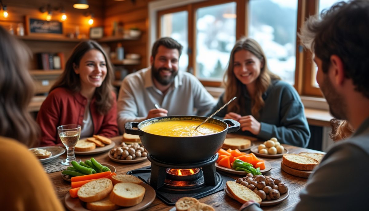 découvrez la convivialité d'une fondue savoyarde traditionnelle, recette parfaite pour partager un moment chaleureux entre amis ou en famille. astuces, ingrédients et conseils pour réussir votre fondue.