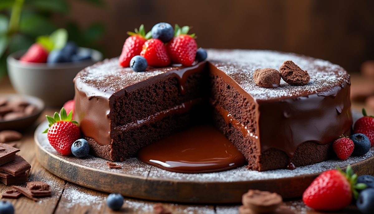 découvrez notre recette de gâteau chocolat fondant ultra gourmand : un dessert moelleux, riche en chocolat, parfait pour combler toutes vos envies sucrées.