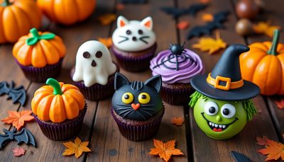 découvrez 6 idées de décorations créatives et faciles pour réaliser des cupcakes d'halloween originaux. surprenez vos invités avec des desserts effrayants et amusants à préparer !