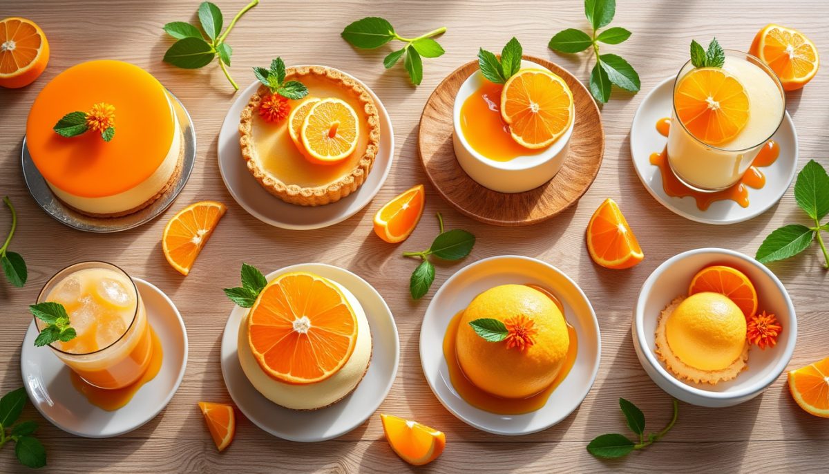 découvrez 12 desserts à l’orange aussi vitaminés que savoureux pour égayer vos moments gourmands. fraîcheur, douceur et énergie sont au rendez-vous avec ces créations faciles et originales !