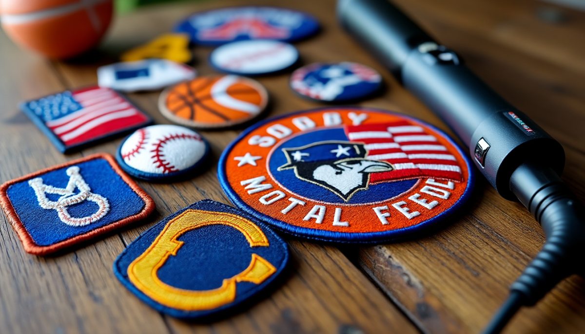 découvrez nos patches sportifs américains brodés, parfaits pour personnaliser casquettes et vêtements. facile à appliquer au fer, disponible chez hobby lobby. donnez un style unique à vos tenues !
