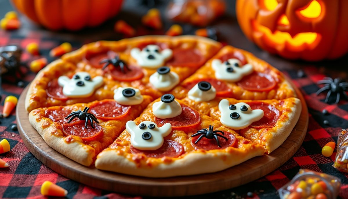 découvrez une recette facile et amusante de pizza halloween spécialement conçue pour les enfants ! idéale pour un goûter effrayant et gourmand, cette pizza rigolote ravira les petits monstres lors de la fête d'halloween.