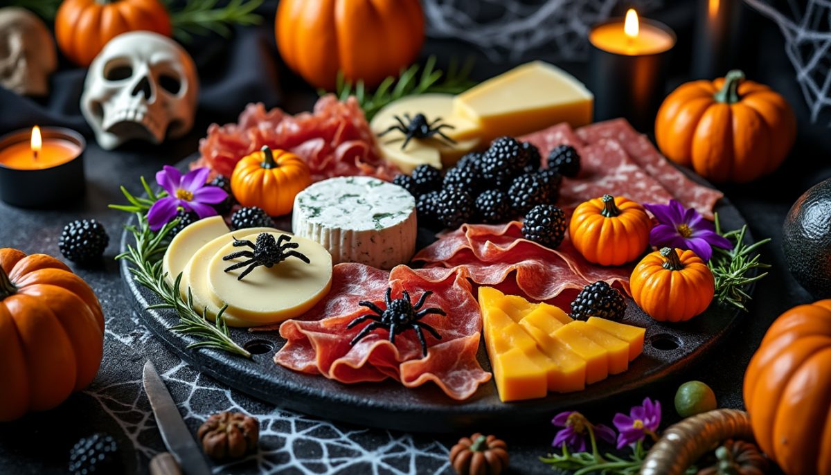 découvrez comment réaliser un plateau halloween charcuterie à la présentation effrayante et élégante. idées, conseils et astuces pour surprendre vos invités avec une table gourmande et raffinée pour la soirée d'halloween.