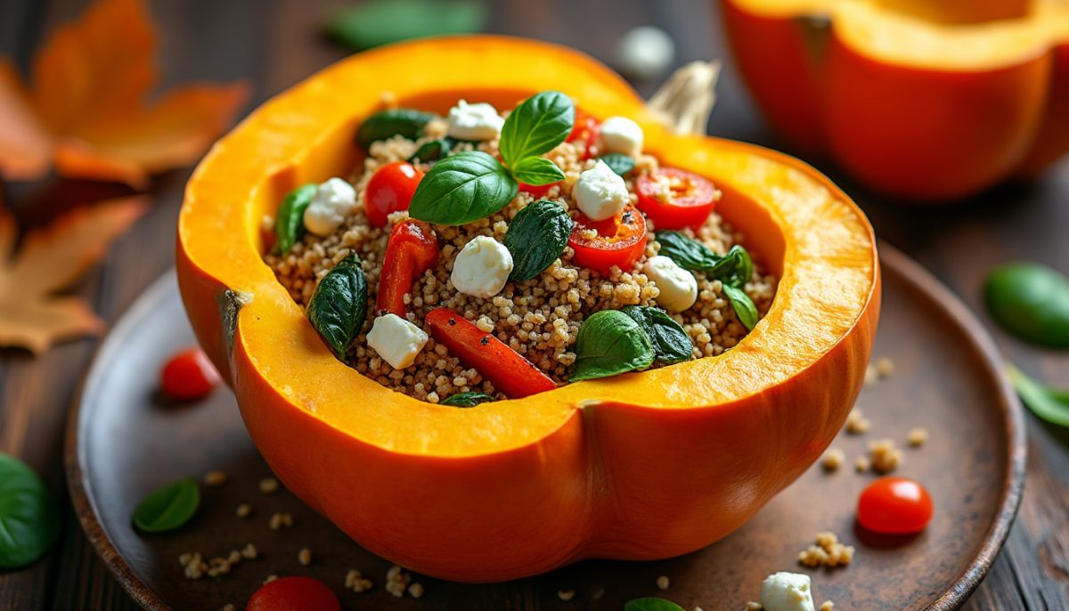 découvrez notre recette de potimarron farci végétarien, une option gourmande, saine et savoureuse. idéale pour un repas automnal réconfortant, elle ravira petits et grands !