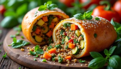 découvrez notre recette de potimarron farci végétarien, un plat gourmand et réconfortant à base de légumes, céréales et fromage, parfait pour régaler toute la famille lors d’un repas d’automne.