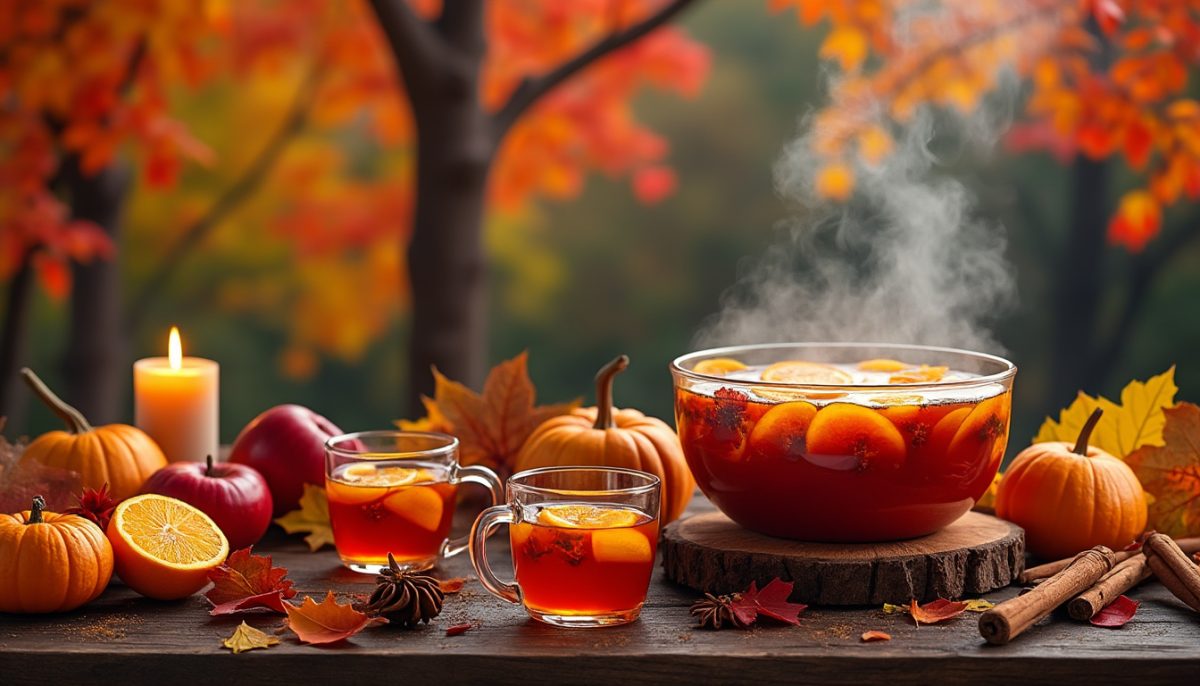 découvrez comment préparer un punch d'automne irrésistible avec nos mélanges secrets. idéal pour réchauffer vos soirées et impressionner vos invités avec des saveurs de saison uniques !