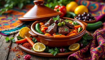découvrez notre recette de tajine marocain authentique, un plat traditionnel riche en saveurs, épices et ingrédients frais. parfait pour un voyage culinaire au cœur du maroc !