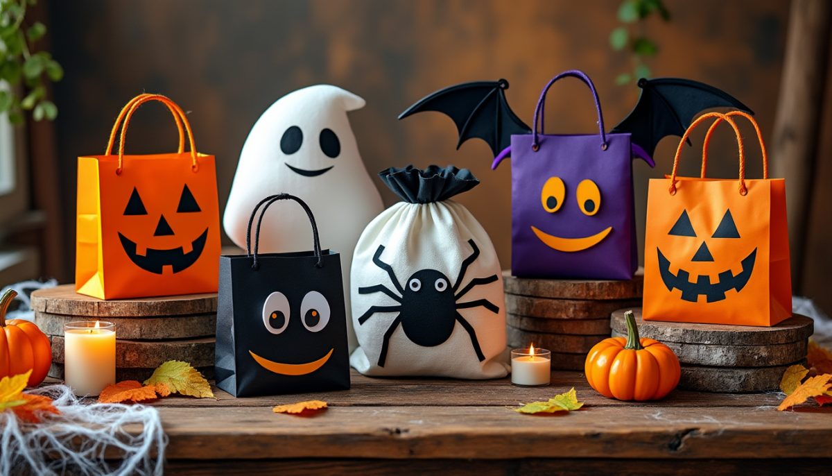 découvrez 5 idées créatives et faciles pour réaliser des sacs cadeaux halloween originaux. parfaits pour surprendre petits et grands lors de votre fête d’halloween !