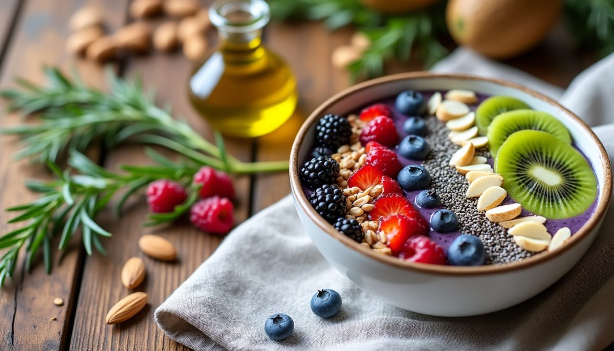 découvrez notre recette de smoothie bowl automnal riche en vitamines et saveurs gourmandes, idéale pour bien commencer la rentrée et booster votre énergie naturellement.