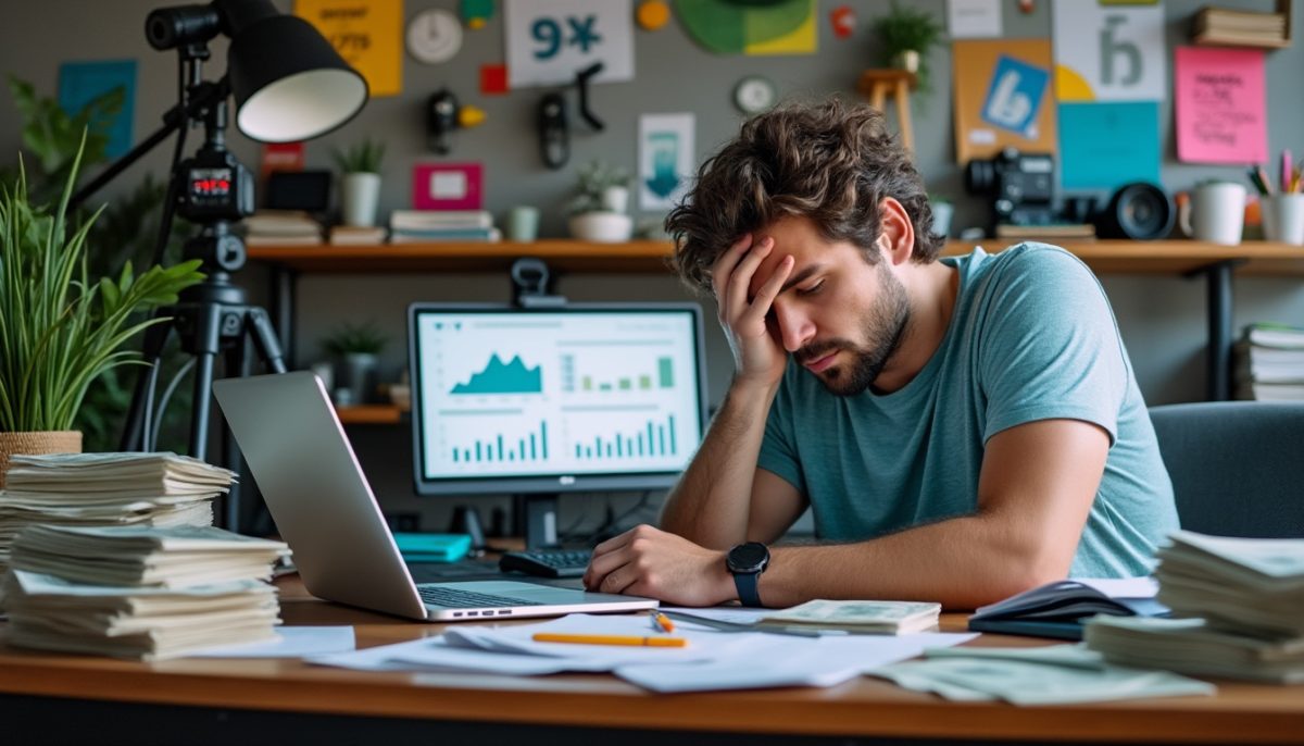 découvrez l'histoire d'un youtubeur célèbre, suivi par des millions d'abonnés, qui doit surmonter des difficultés financières et prendre des mesures pour réduire ses dépenses afin de retrouver la rentabilité.