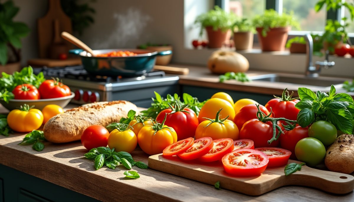 découvrez nos idées gourmandes pour sublimer les dernières tomates de la saison avec des recettes simples et savoureuses, parfaites pour profiter de leurs saveurs jusqu’à la fin.