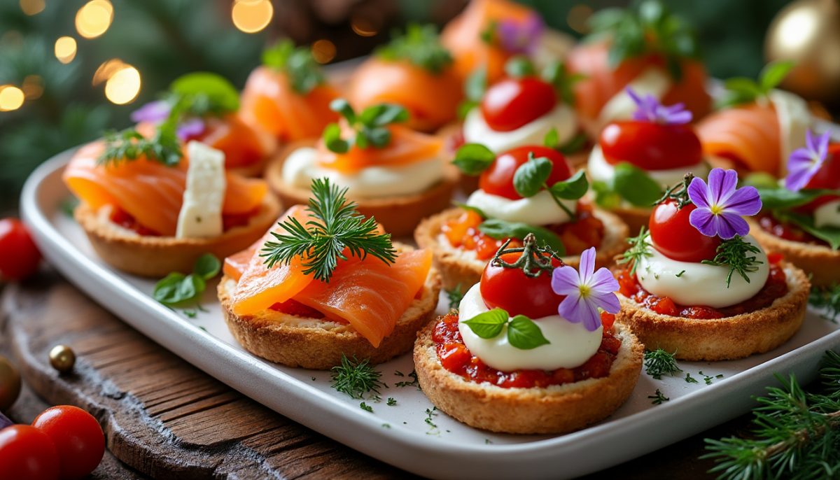 découvrez des idées d’apéritif de noël gourmand aux saveurs festives pour régaler vos invités et sublimer votre table lors des fêtes de fin d’année.