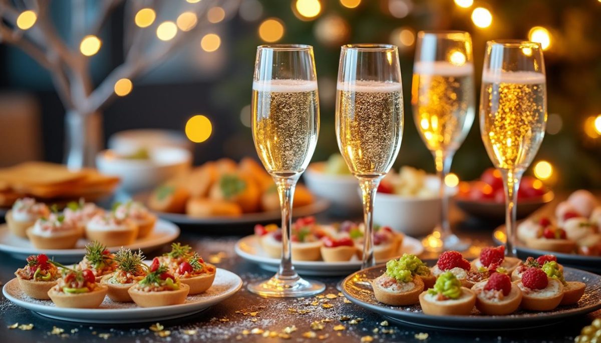 préparez un apéro pétillant et festif pour le nouvel an, avec des idées gourmandes et tendances qui feront sensation auprès de vos invités et lanceront la soirée sur une note inoubliable !