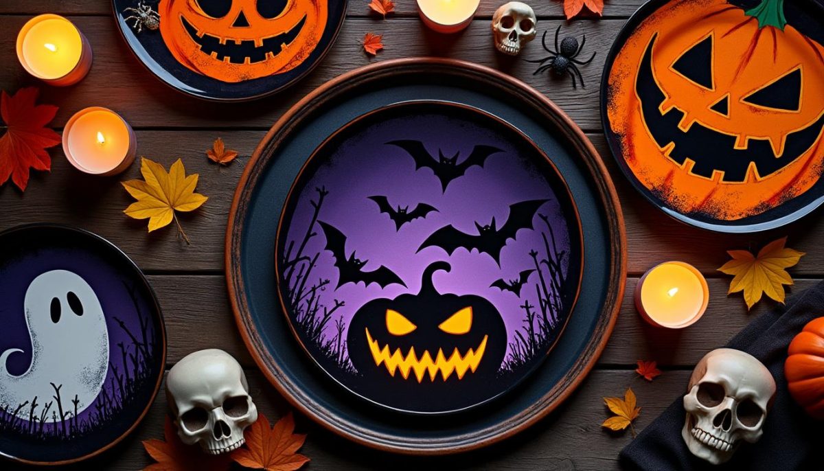 découvrez nos assiettes halloween ornées de motifs effrayants pour une décoration de table originale et terrifiante. parfaites pour vos fêtes et soirées d’halloween !