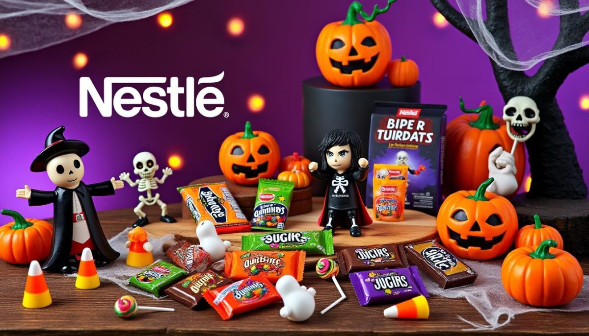 découvrez l’assortiment nestlé halloween sélection : une variété de friandises irrésistibles pour régaler petits et grands lors d’une fête d’halloween mémorable. parfait pour partager et distribuer aux gourmands !