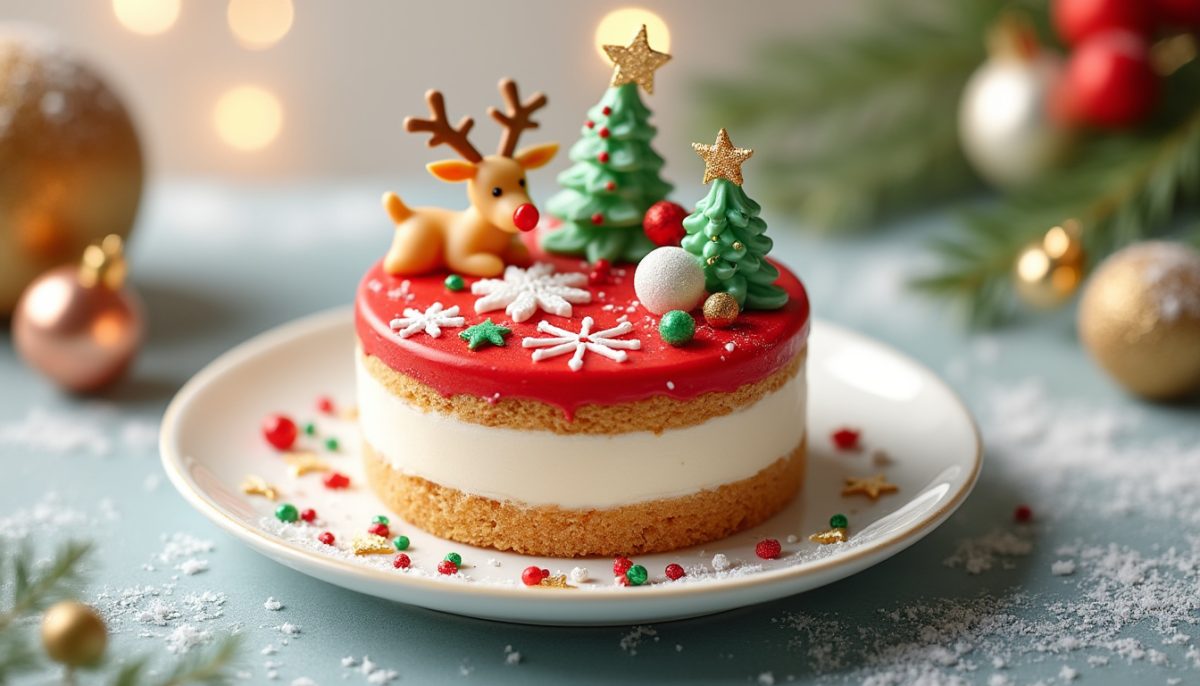craquez pour un bento cake de noël miniature, aussi adorable que délicieux ! un gâteau tendance parfait pour offrir ou décorer votre table de fêtes avec originalité.