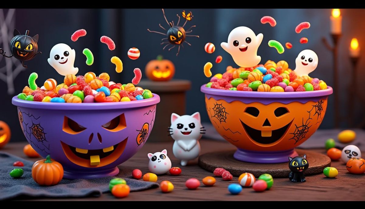 découvrez nos bols à bonbons animés halloween avec capteur de mouvement ! surprenez vos invités et offrez une touche effrayante à votre décoration grâce à ces bols interactifs parfaits pour la fête.