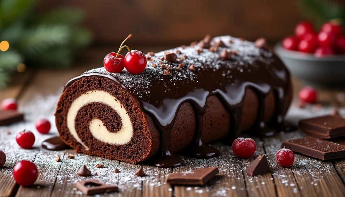 découvrez notre recette de bûche au chocolat fondante et irrésistible, parfaite pour sublimer vos fêtes de fin d'année. facile à réaliser, savoureuse et gourmande, elle ravira tous les amateurs de chocolat !