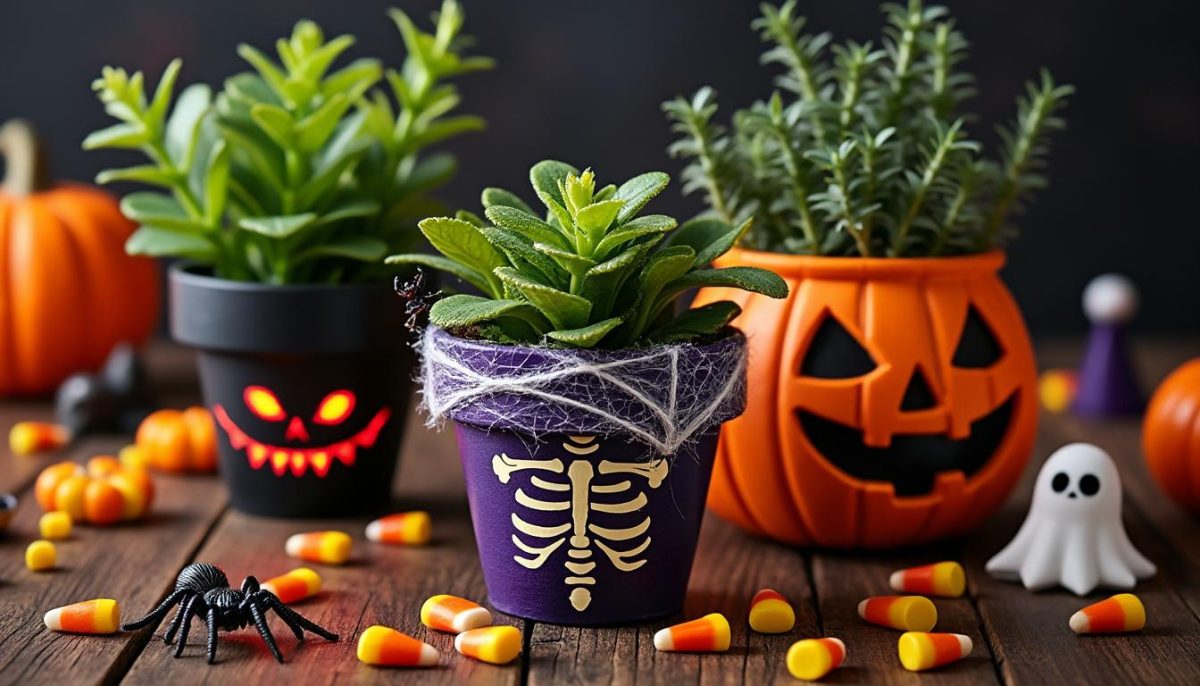 découvrez nos cache-pots halloween pour plantes décoratives : des accessoires originaux et effrayants pour sublimer votre décoration d’halloween et surprendre vos invités !