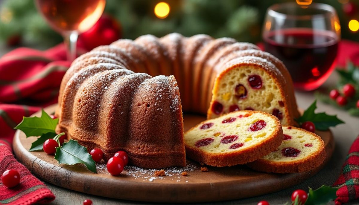 dĂ©couvrez notre recette traditionnelle de cake de noĂ«l aux fruits confits : un gĂąteau moelleux, parfumĂ© et festif, idĂ©al pour rĂ©galer vos proches pendant les fĂȘtes de fin d'annĂ©e.