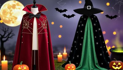 découvrez nos capes halloween réversibles, parfaites pour se transformer facilement en vampire ou en sorcière ! accessoire idéal pour enfants et adultes. style et magie garantis pour une fête réussie.