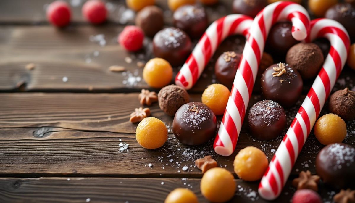 dĂ©couvrez des idĂ©es et recettes de confiseries de noĂ«l maison traditionnelles : chocolats, caramels et douceurs artisanales pour rĂ©galer petits et grands pendant les fĂȘtes.