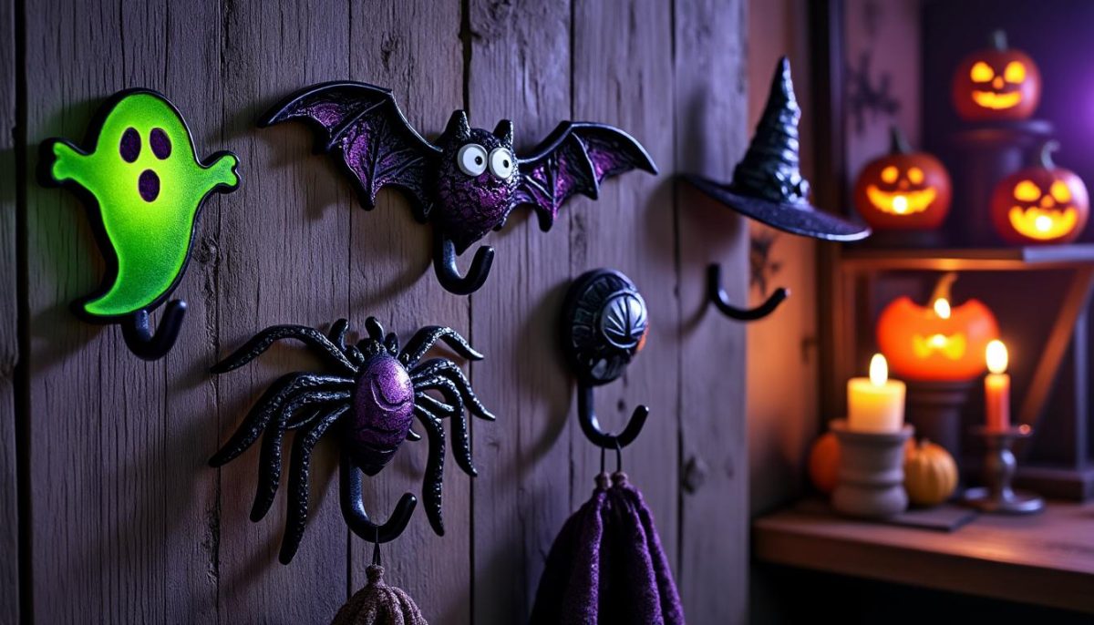 ajoutez une touche terrifiante à votre décoration avec nos crochets muraux halloween aux formes effrayantes ! parfaits pour suspendre costumes, accessoires ou décorations tout en créant une ambiance unique pour la fête.