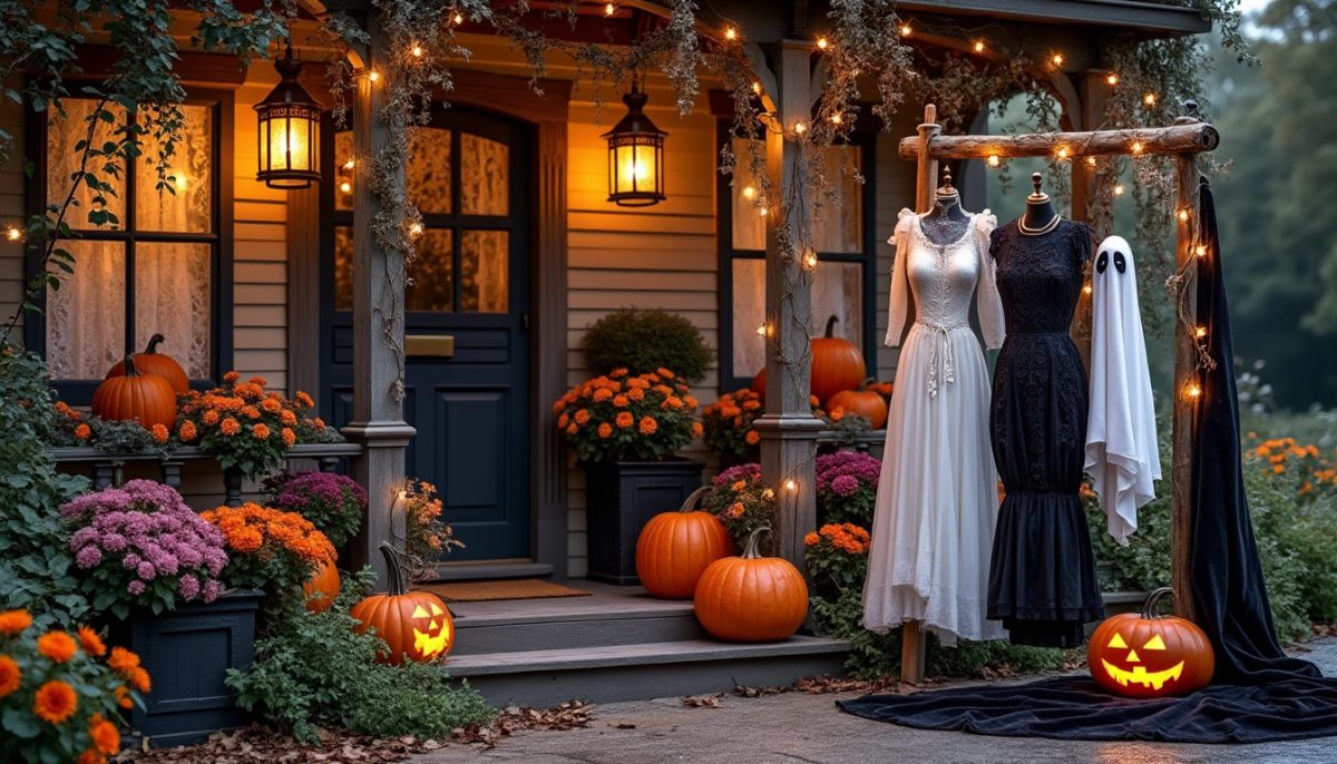 découvrez nos idées déco halloween vintage romantique, inspirées du style cottage : ambiance rétro, objets anciens, touches fleuries et douceur champêtre pour une fête ensorcelante et élégante.