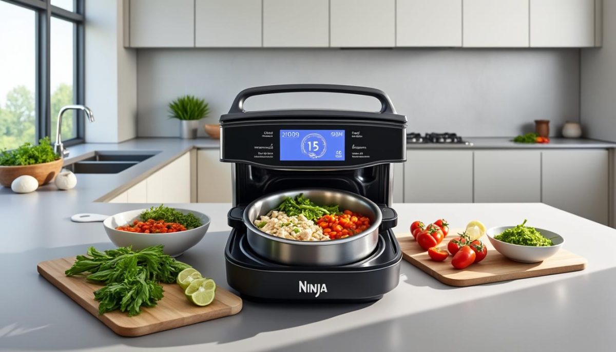 préparez facilement des repas complets et équilibrés en un temps record grâce au multicuiseur ninja. gagnez du temps en cuisine et savourez des plats délicieux prêts en seulement 15 minutes !
